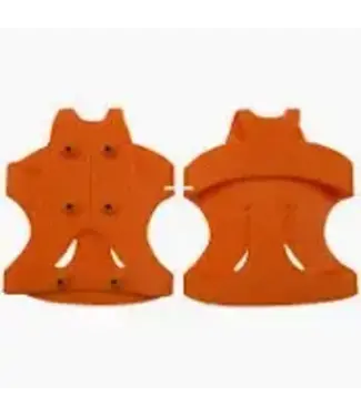HT ENTERPRISES HT SURE GRIP SAFETY STUD STYLE CLEATS IN SAFETY ORANGE COLOR MEDIUM SIZE
