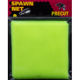 REDWING PRECUT SPAWN NET 4" SQUARE CHARTREUSE