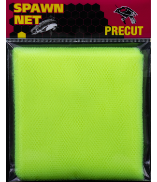 REDWING PRECUT SPAWN NET 4" SQUARE CHARTREUSE