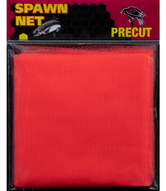 Redwing Tackle REDWING PRECUT SPAWN NET 4" SQUARE NEON ORANGE