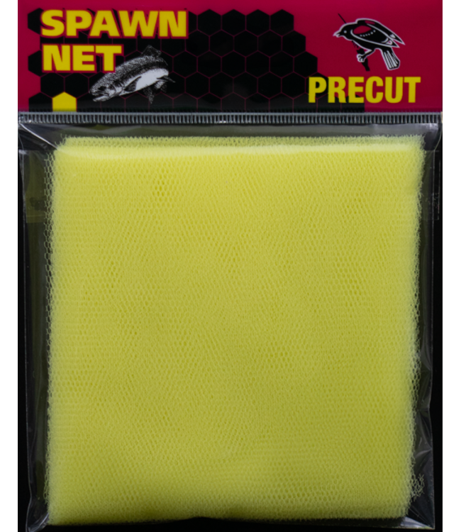 Redwing Tackle REDWING PRECUT SPAWN NET 4" SQUARE YELLOW