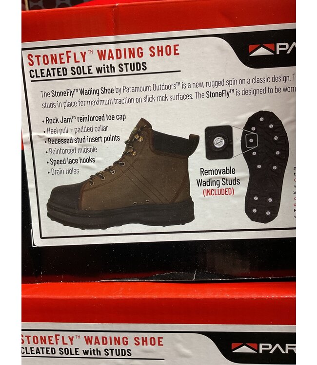Paramount Paramount Stonefly Men's Felt Sole Wading Shoe Size 9