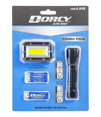DORCEY 7LED HEADLIGHT / FLASHLIGHT BATTERIES INCLUDED