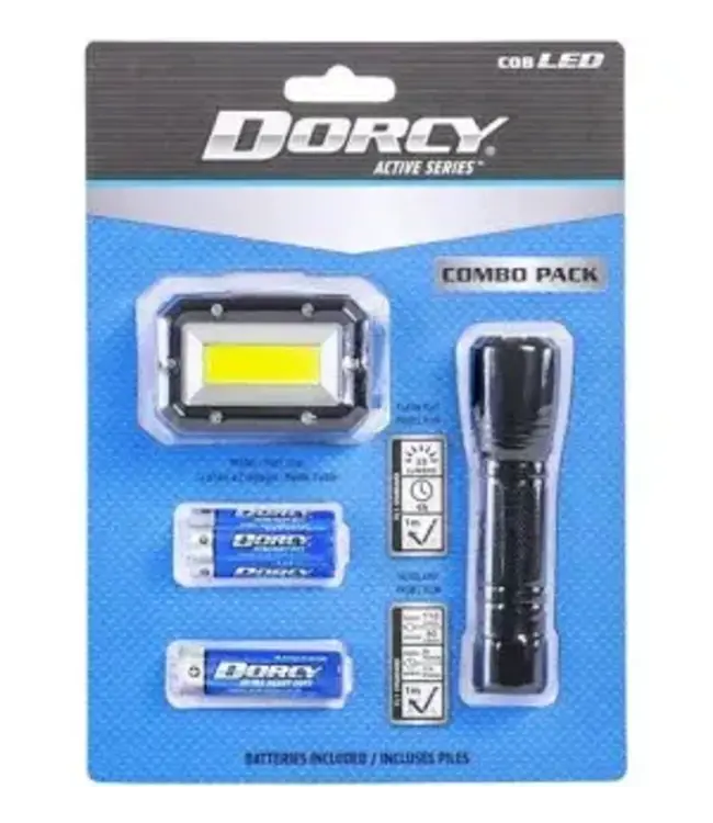 DORCEY 7LED HEADLIGHT / FLASHLIGHT BATTERIES INCLUDED