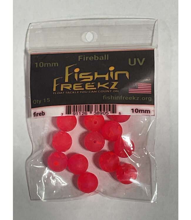 FISHIN FREEKZ  FIREBALL UV 10MM