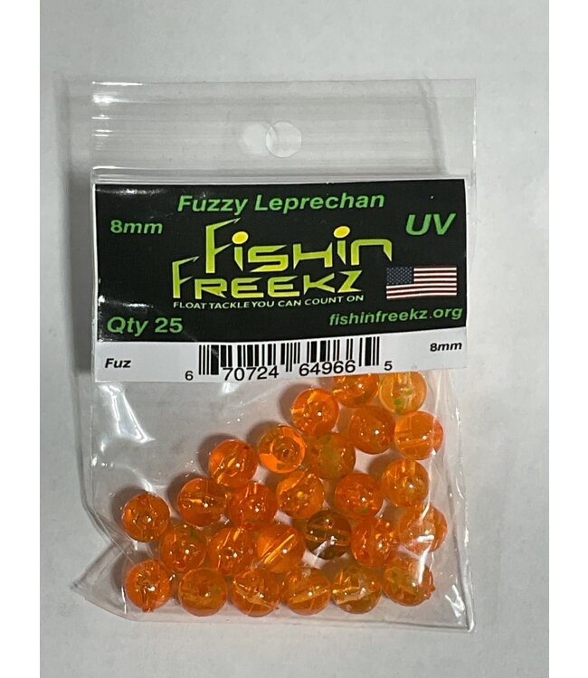 FISHIN FREEKZ  FUZZY LEPRECHAN UV 8MM