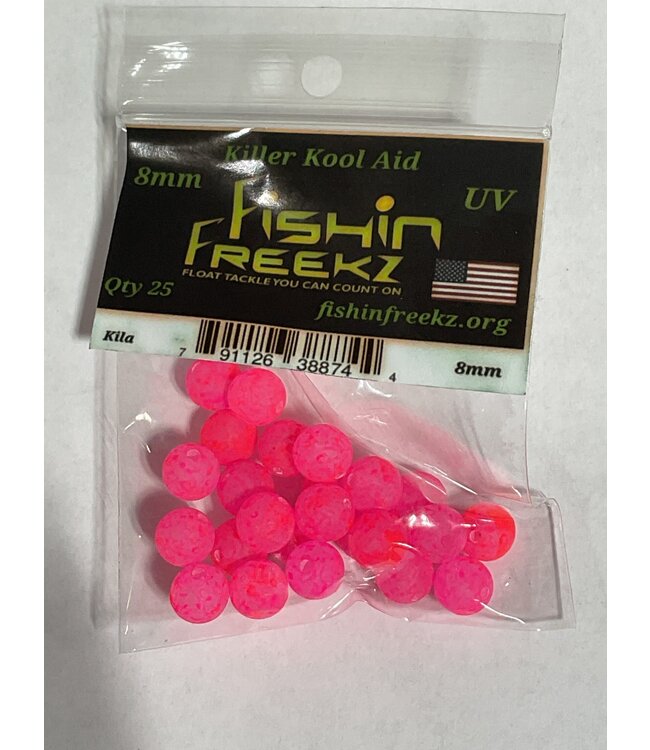 FISHIN FREEKZ  KILLER KOOL AID UV 8MM