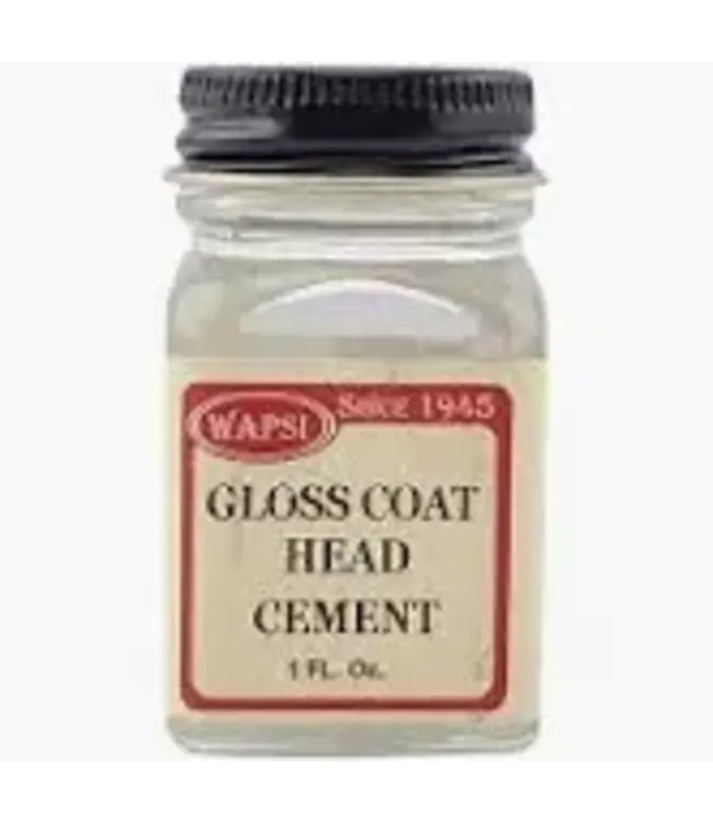GLOSS COAT HEAD CEMENT, 1 OZ.