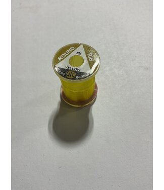 (VOS006) VINYL ROUND RIB, SMALL YELLOW