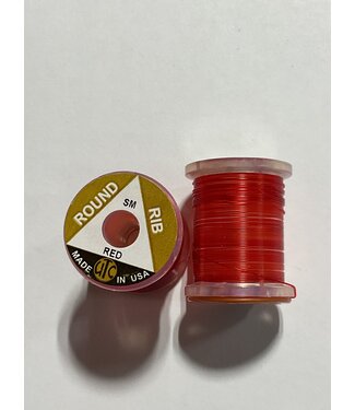 (VOS056) VINYL ROUND RIB, SMALL RED