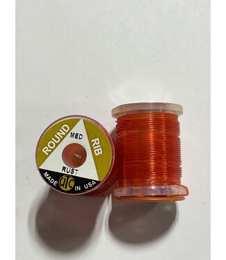 (VOM153) VINYL ROUND RIB, MEDIUM RUST