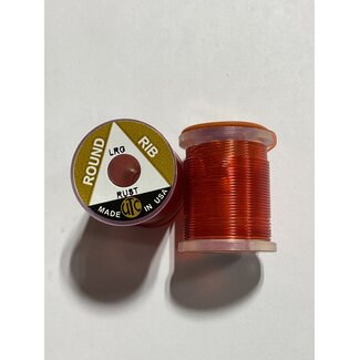 (VOL153) VINYL ROUND RIB, LARGE RUST
