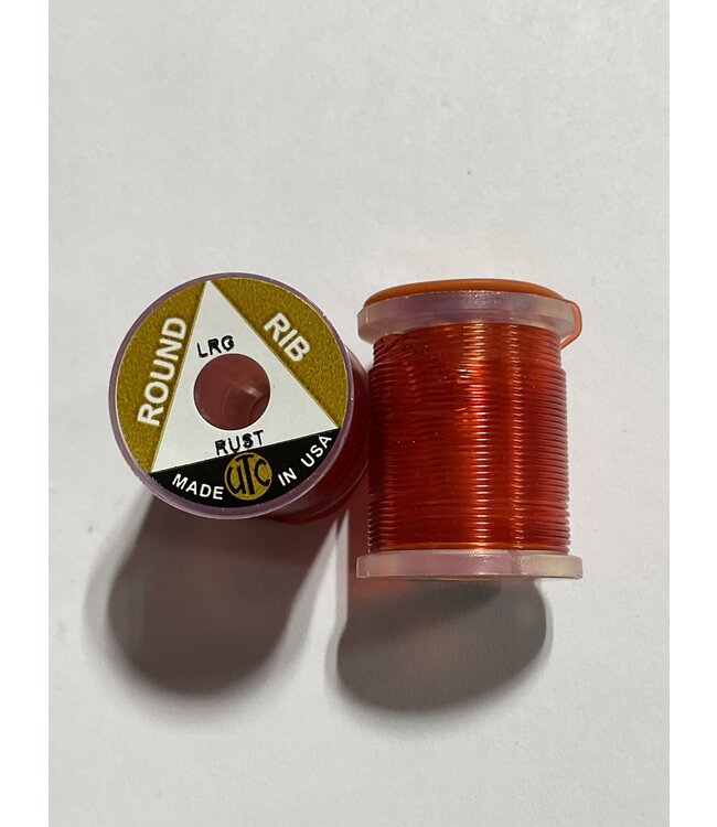 (VOL153) VINYL ROUND RIB, LARGE RUST