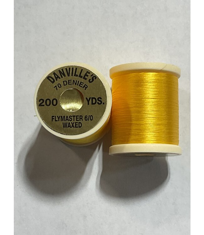DANVILLE THREAD DANVILLE'S FLYMASTER 6/0 70 DENIER TFS008 YELLOW