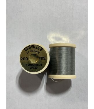DANVILLE THREAD (TFS031) DANVILLE'S FLYMASTER 6/0 70 DENIER LIGHT GREY
