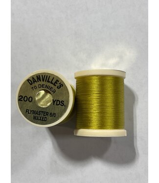 DANVILLE THREAD (TFS061) DANVILLE'S FLYMASTER 6/0 70 DENIER YELLOW OLIVE