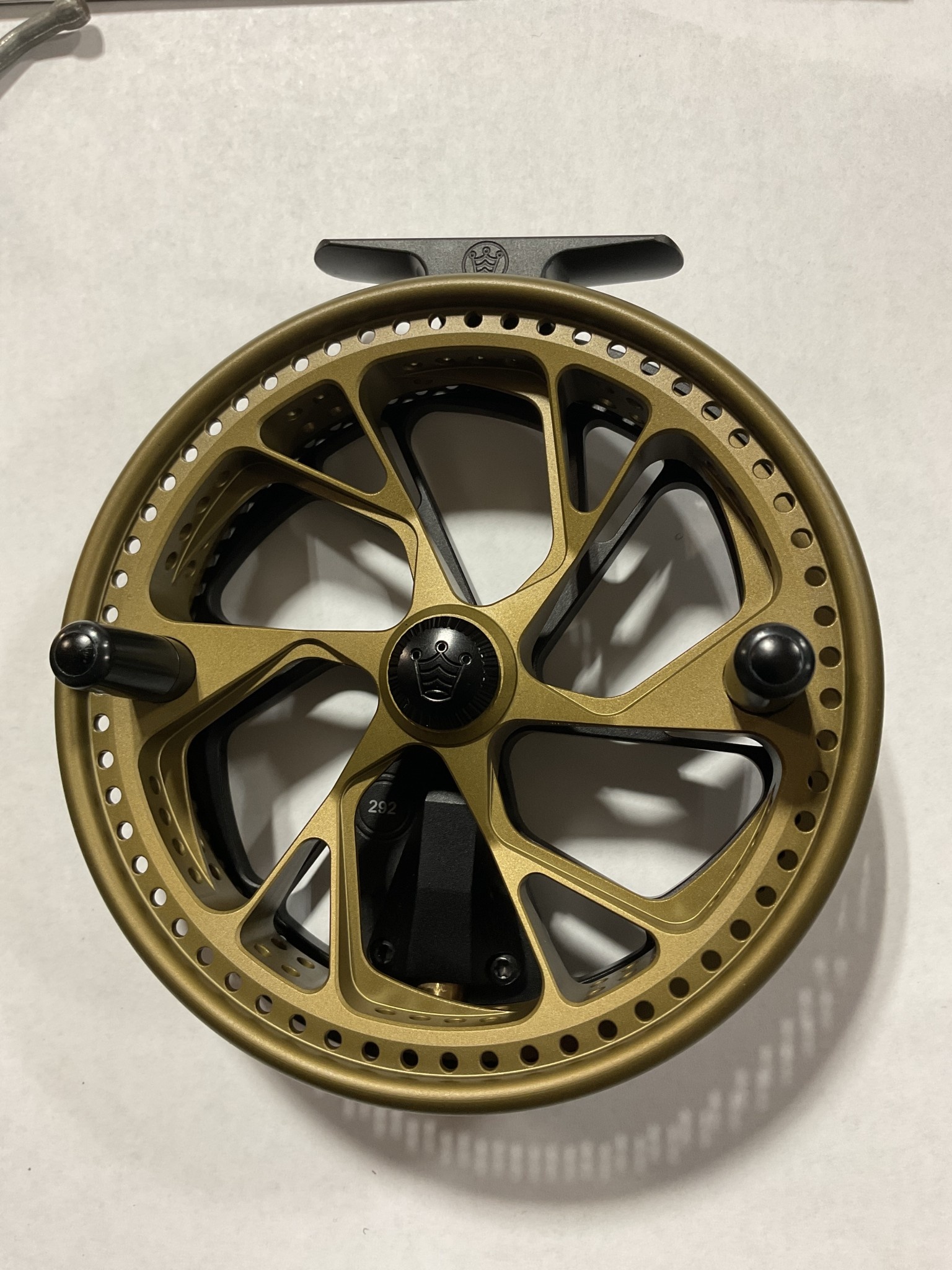 KINGPIN ZODIAC 5.0 SERIES CENTERPIN REEL GOLD BLACK HANDLES - All