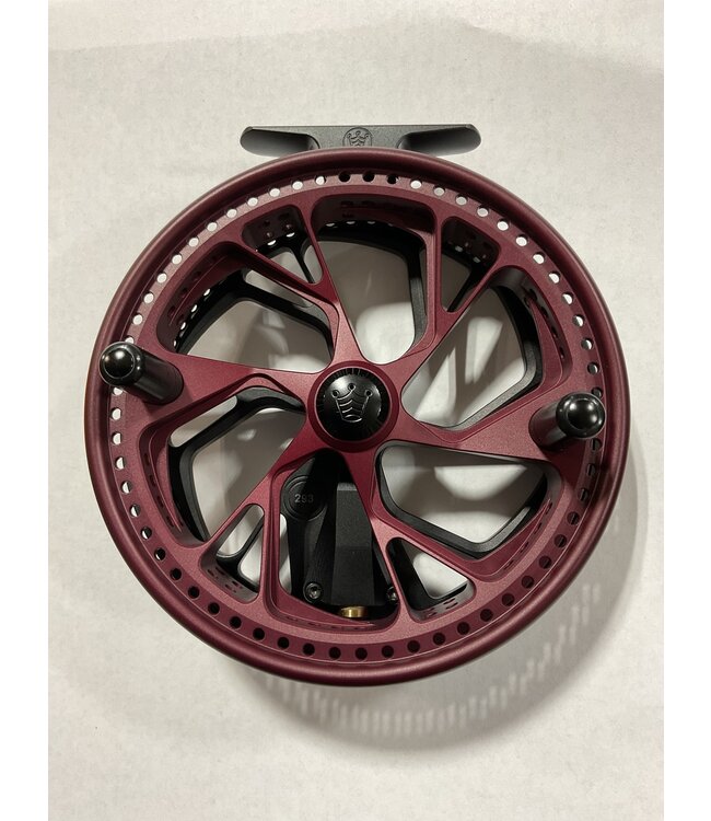 Kingpin KINGPIN ZODIAC 5.0 SERIES CENTERPIN REEL MATTE RED BLACK HANDLES