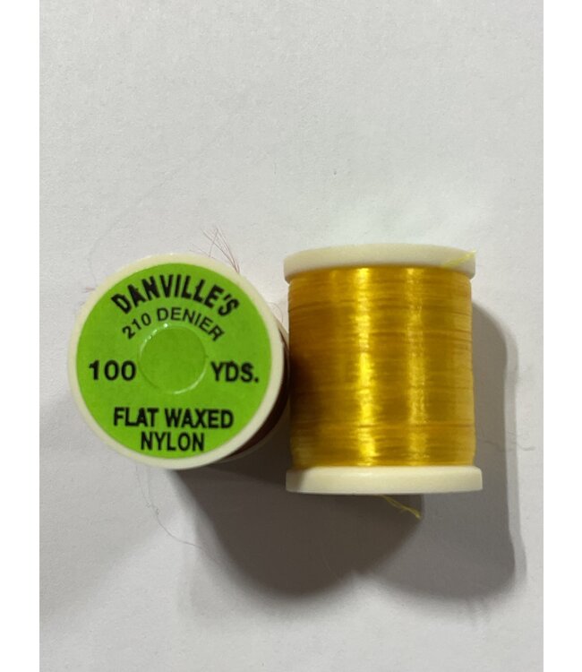 DANVILLE THREAD (FWS006) DANVILLE'S FLAT WAXED NYLON, 210 DENIER YELLOW