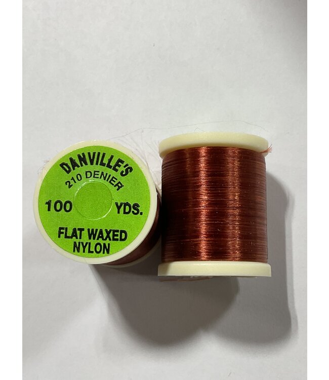 DANVILLE THREAD (FWS047) DANVILLE'S FLAT WAXED NYLON, 210 DENIER BROWN