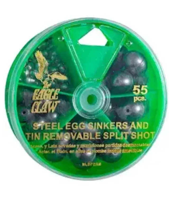 EGG SINKER RMVBL SPLIT SHOT NON-LEAD NLDPERS