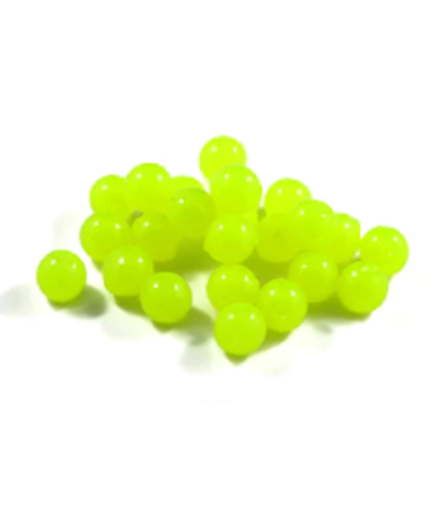 CLEARDRIFT CLEARDRIFT SOFT BEADS - GLOW - 10MM - 24PK - CHARTREUSE