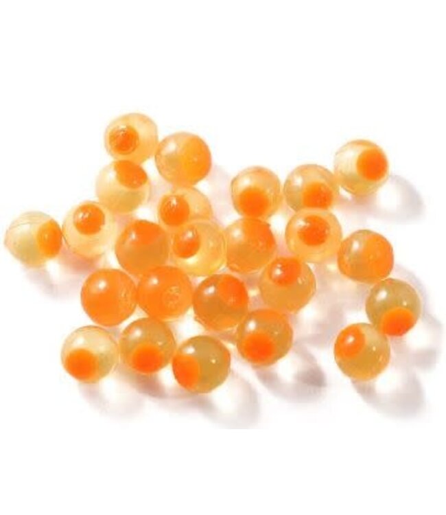 CLEARDRIFT CLEARDRIFT SOFT BEADS - EMBRYO - 10MM - 24PK - NATURAL ORANGE/ORANGE