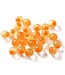 Cleardrift Embryo Soft Beads Natural Orange / Orange Dot