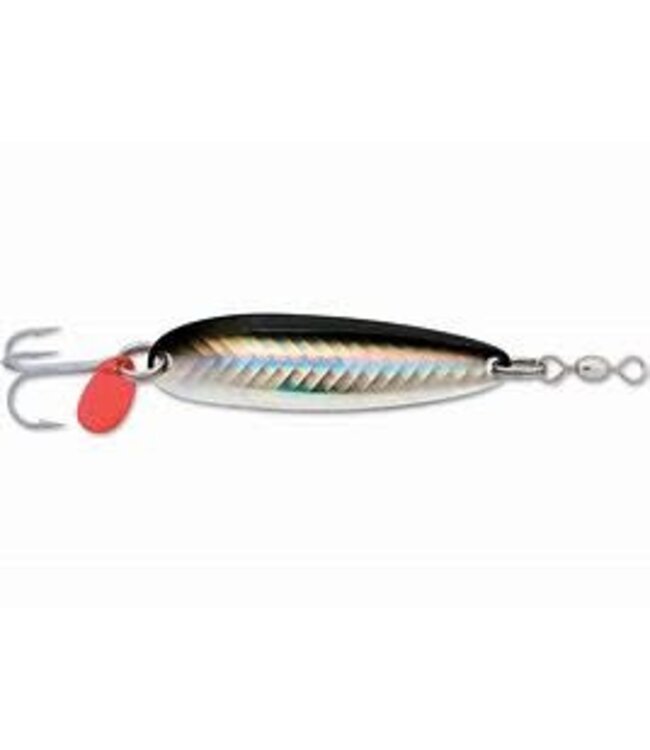 LUHR-JENSEN KROCODILE SPOON 1/2OZ SS BLACK SILVER REFLEX