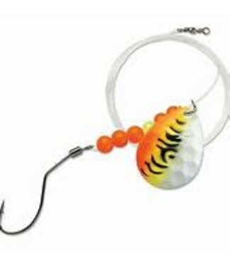Revolution Hex Tandem Spinner Rig 3-1/2 Orange Fire UV