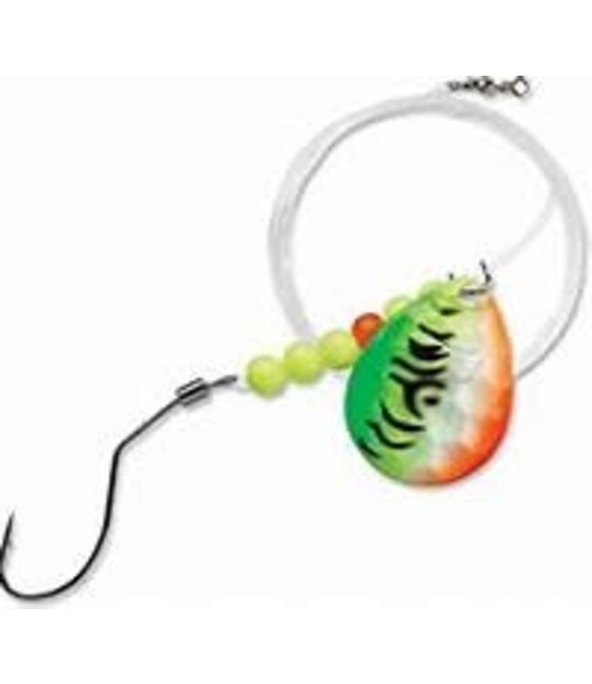 Revolution Hex Tandem Spinner Rig 3-1/2 Green Fire UV