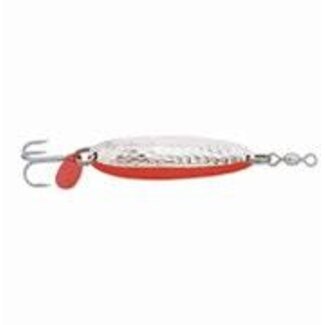 LUHR-JENSEN KROCODILE SPOON 5/8OZ HAMMERED CHROME / FIRE SIDE STRIPE