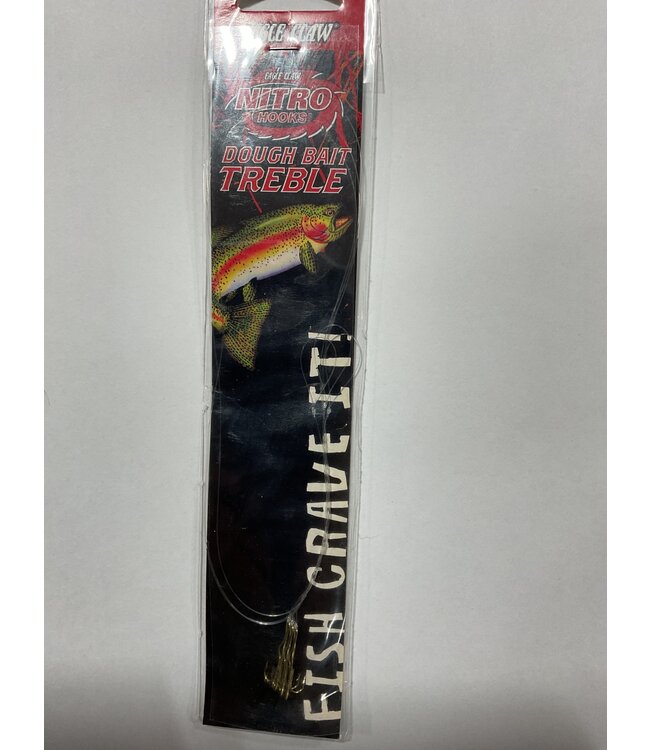 EAGLE CLAW NITRO HOOKS DOUGH BAIT TREBLE