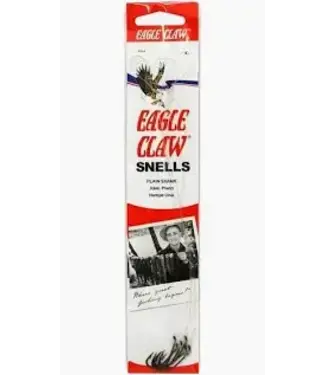 Eagle Claw (032-8) EAGLE CLAW SZ-8 DOUBLE SNELLED HOOK PLAIN SHANK BRONZE