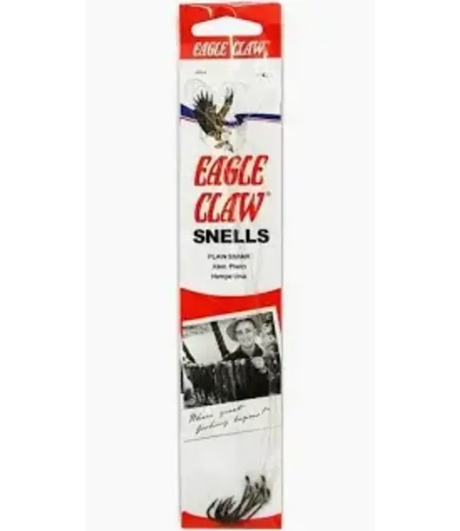 Eagle Claw (032-8) EAGLE CLAW SZ-8 DOUBLE SNELLED HOOK PLAIN SHANK BRONZE