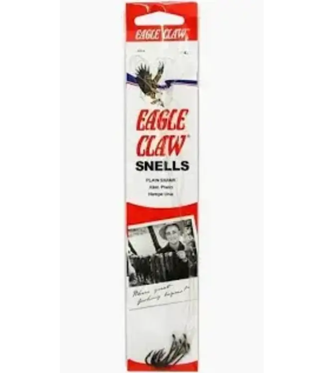 Eagle Claw (032-6) EAGLE CLAW SZ-6 DOUBLE SNELLED HOOK PLAIN SHANK BRONZE 6/pk