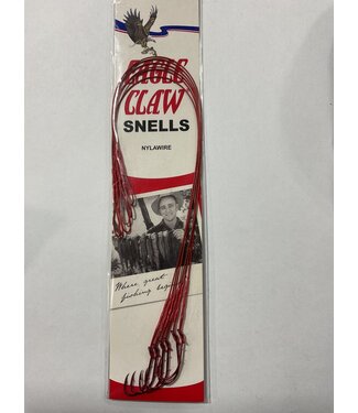 Eagle Claw (423RNWH-4) NYLAWIRE BAITHOLDER 6" SNELL RED