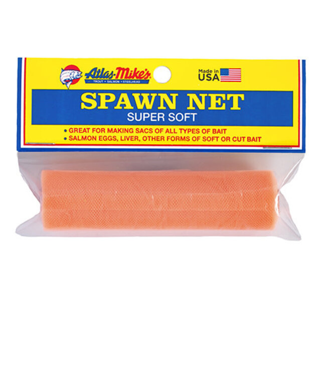 Atlas Mike's ATLAS MIKE'S SPAWN NET 4" X 16' ROLL PEACH