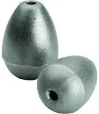 Egg Sinker Sz1/2 Ziplock 6Bg Bullet Weights Ultra Steel