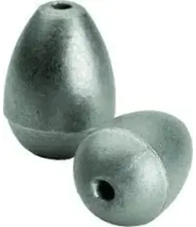Egg Sinker Sz1/2 Ziplock 6Bg Bullet Weights Ultra Steel