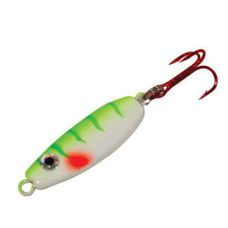 NORTHLAND FISHING TACKLE NORTHLAND UV FORAGE MINNOW JIG 1/8oz GLO PERCH FMUVJ6-20
