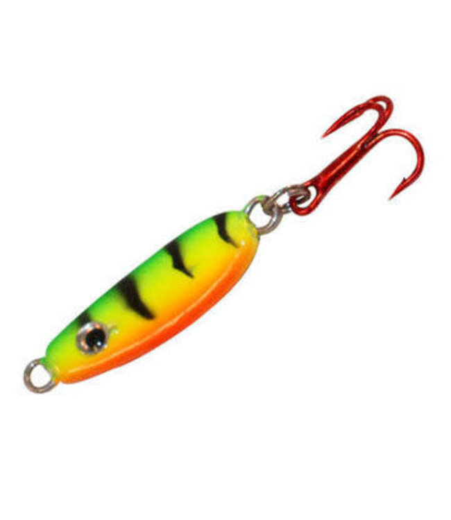 NORTHLAND FISHING TACKLE NORTHLAND UV FORAGE MINNOW JIG 1/16oz FIRETIGER FMUVJ8-22