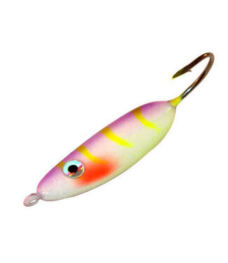 NORTHLAND FISHING TACKLE NORTHLAND UV FORAGE MINNOW JIG 1/16oz PURPLE TIGER FMUVJ8-46