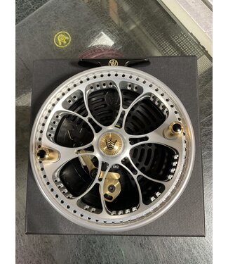KINGPIN ZEPPELIN AERO 500 SILVER W/ GOLD HANDLES W/ BLACK FILL