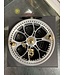 KINGPIN ZEPPELIN AERO 500 SILVER W/ GOLD HANDLES W/ BLACK FILL