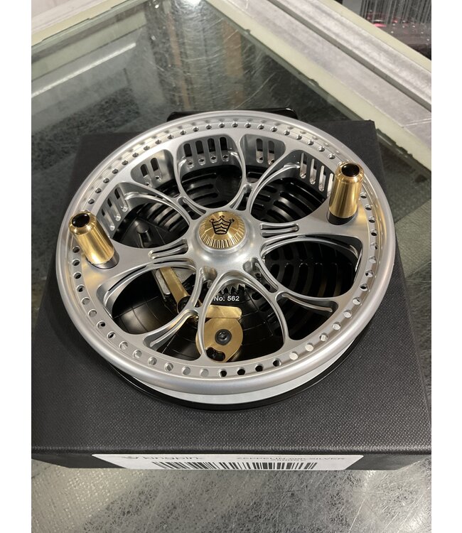 KINGPIN ZEPPELIN AERO 500 SILVER W/ GOLD HANDLES W/ BLACK FILL