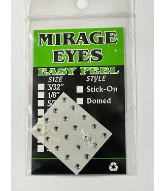(EYH8259) HOLOGRAM DOME EYES 3/32" MIRAGE