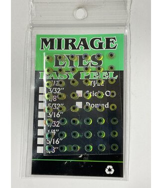 Wapsi (EYS1259) FLAT STICK ON EYES 1/8" MIRAGE