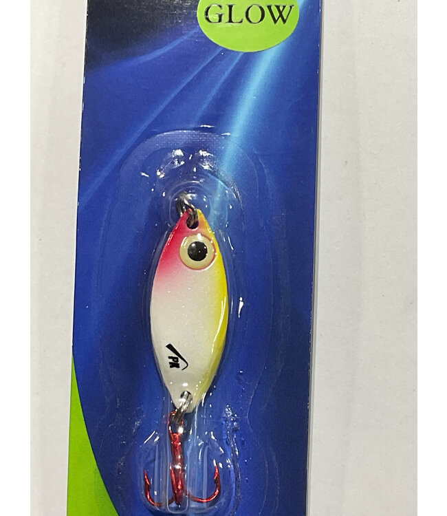 PK Lures PK LURES PK SPOON PEARL CHARTREUSE GLOW 1/4 OZ