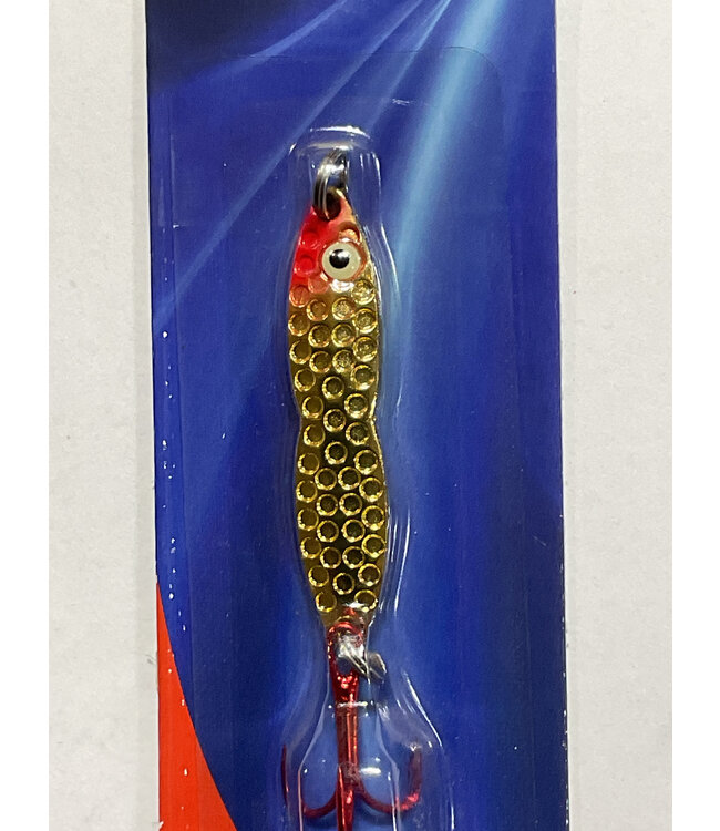 PK Lures PK LURES 3/8OZ FLUTTERFISH GOLD PLATE